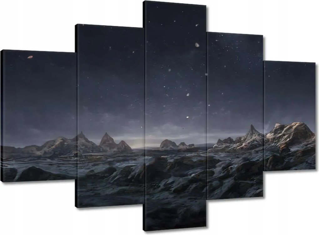 Festmények 150x105 Éjszakai csodálatos hegyek