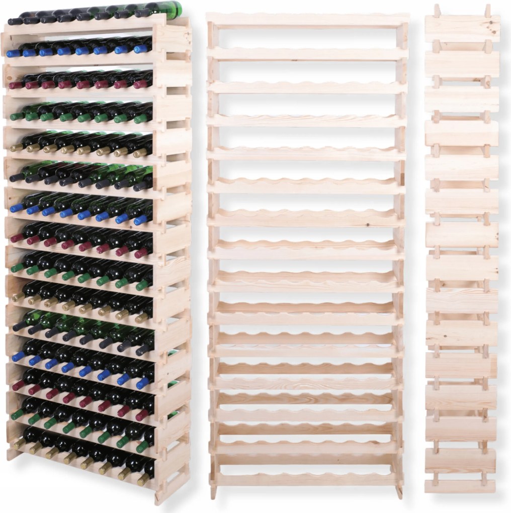 120 palackos bortartó állvány 15x8-as moduláris állvány szerszámok nélkül bővíthető