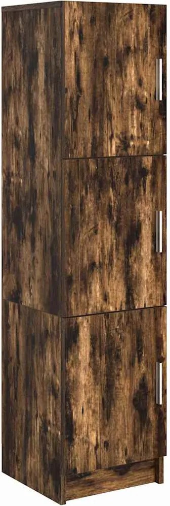 vidaXL Magasfiú Füstölt tölgy 31.5 x 32 x 122.5 cm