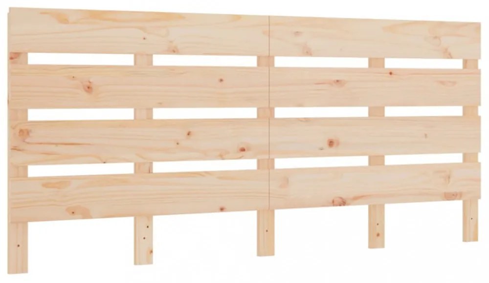tömör fenyőfa fejtámla 120x3x80 cm
