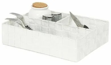 Compactor TEX ruha- és kiegészítő-rendszerező,32 x 25 x 8 cm, fehér