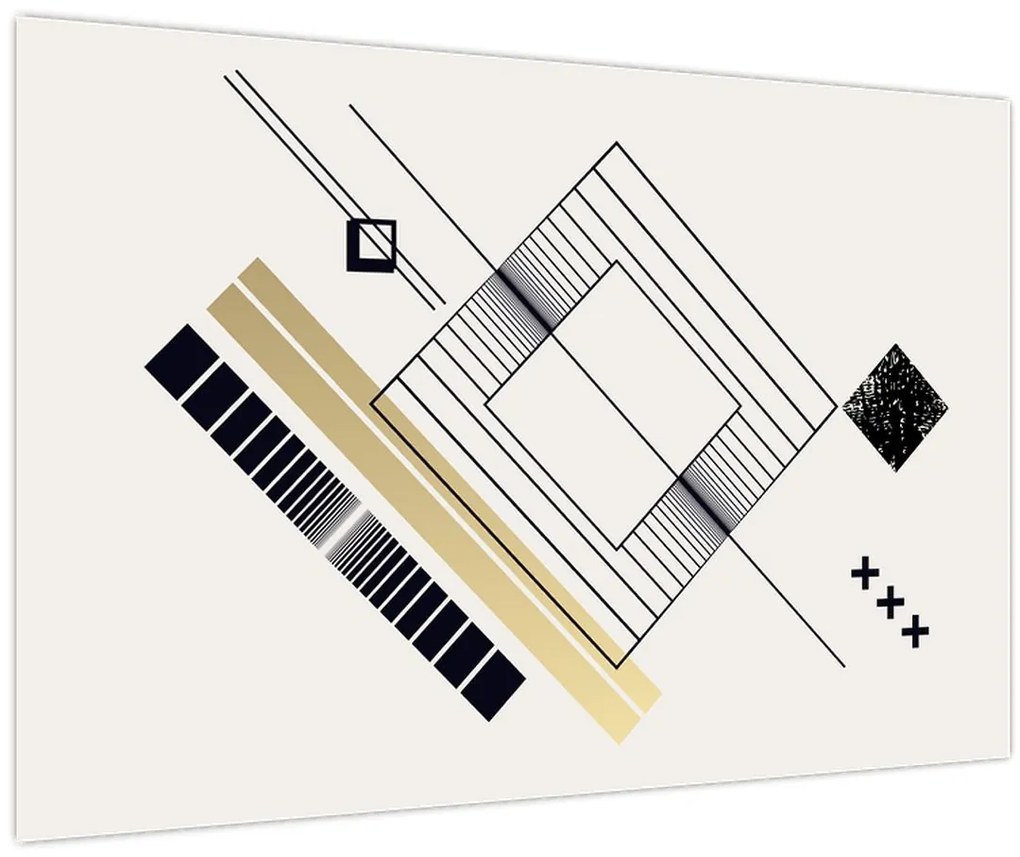 Kép - Geometriai formák N⁰6 (90x60 cm)
