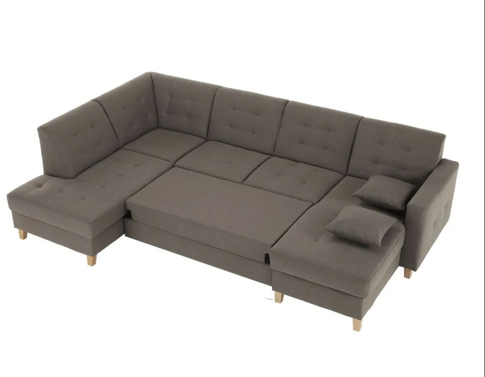 U alakú sarokkanapé Brodgat BL2L-STARK-373 (szürkésbarna taupe) (J). 1075523