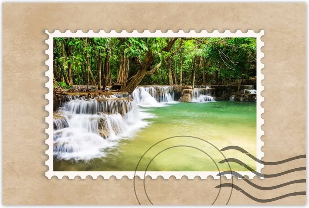 Poszterek 60x40 tájkép vízeséssel