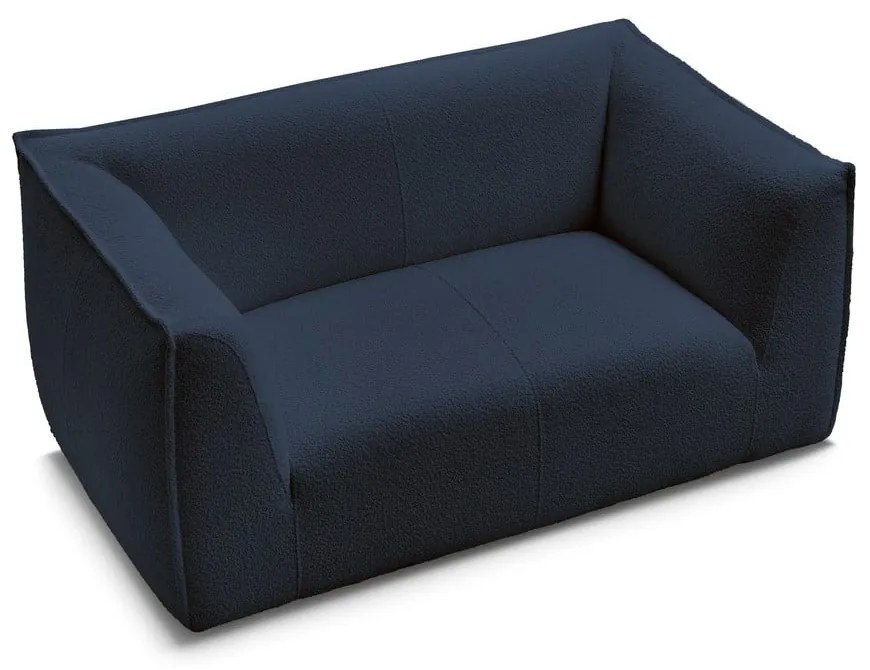 Sötétkék buklé kanapé 170 cm Giorgia – Bobochic Paris