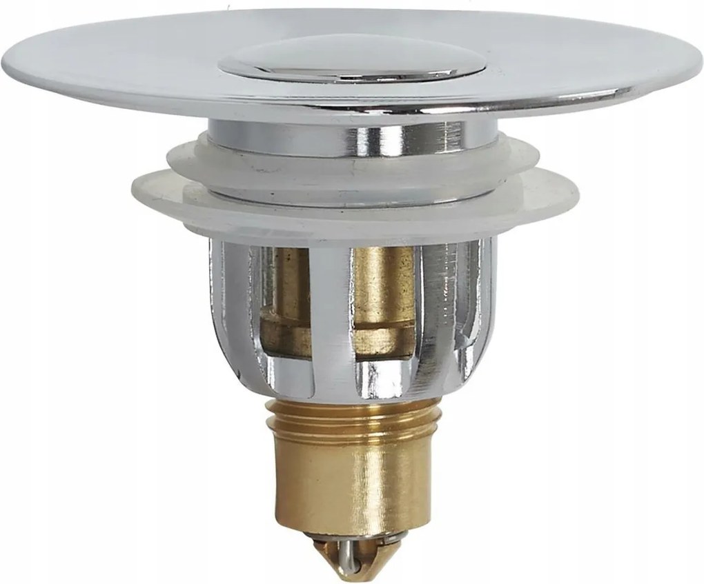 Mosogatódugó univerzális 6 cm Krómozott fém