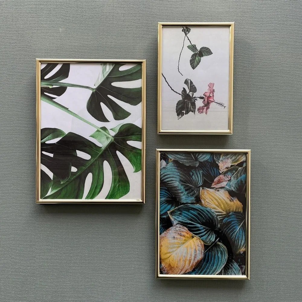 Aranyszínű fém álló-fali képkeret 11x16 cm Sweet Memory – Zilverstad