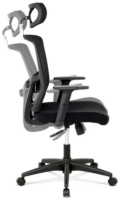 Fekete Hálós Irodai Szék, Hinta Mechanikával. BK – KA-B1013