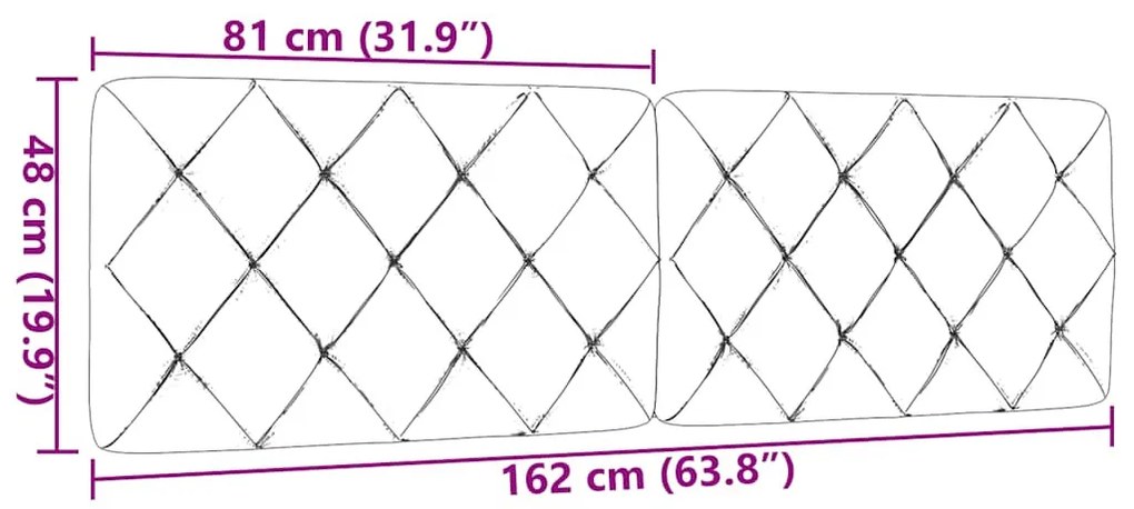 világosszürke szövet fejtámla párna 160 cm