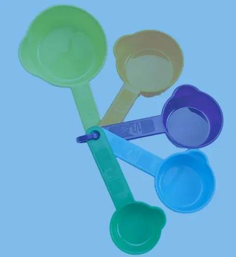 többszínű szett 5 x Konyhai mérőpohár R51/RT403