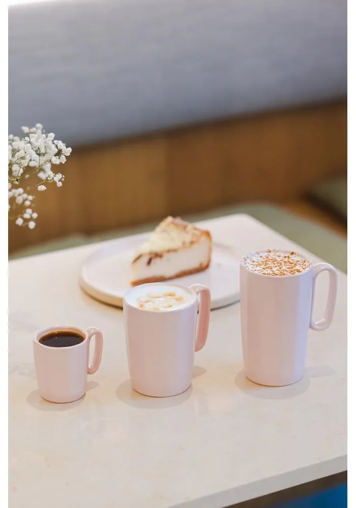 Rózsaszín agyagkerámia bögre szett 2 db-os 330 ml Fuori – Vialli Design