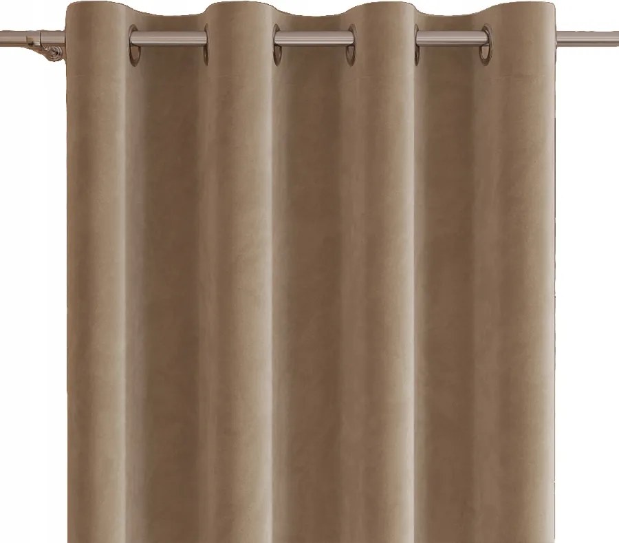 Velvi készfüggöny 140x250 sötét bézs