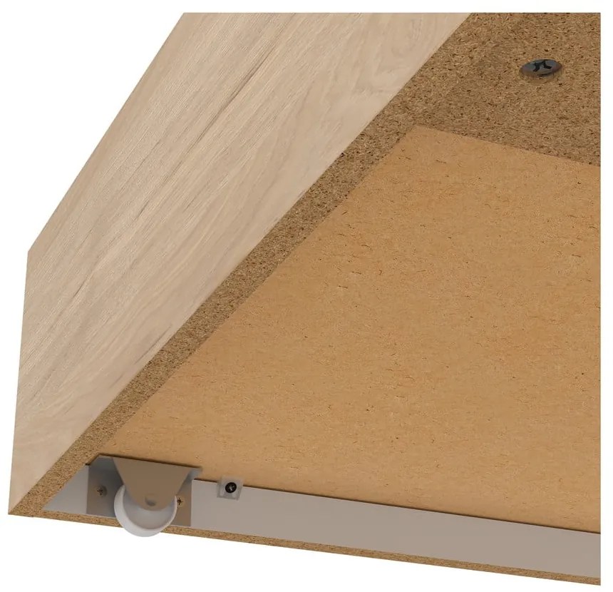 Natúr színű ágy alatti fiók szett 2 db-os 90x190-140x190 cm Naia – Tvilum