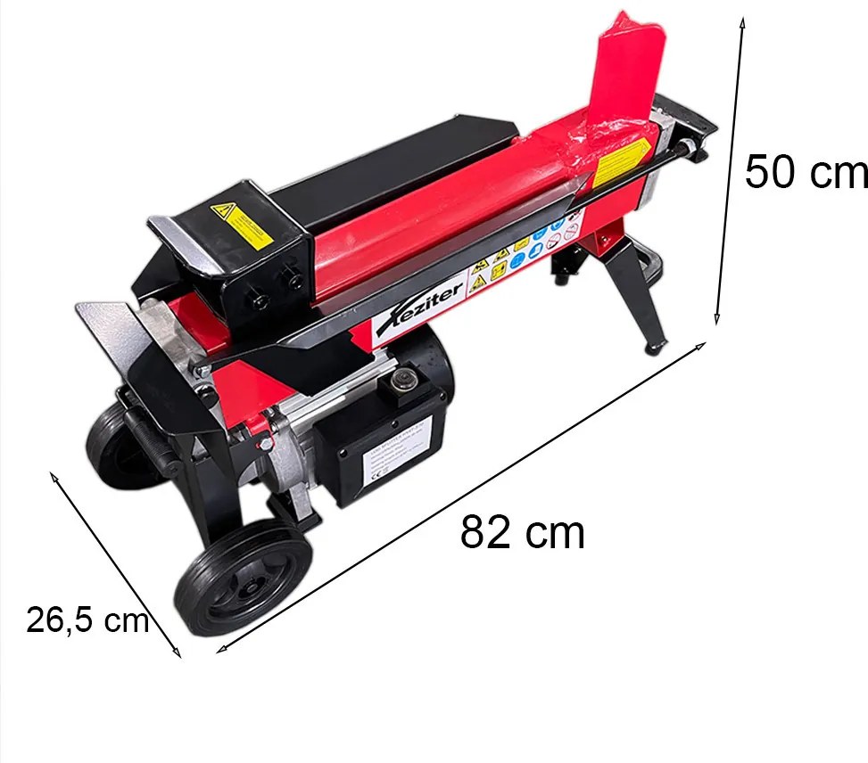 Vízszintes elektromos rönkhasító HY4T-370 2000W 4T