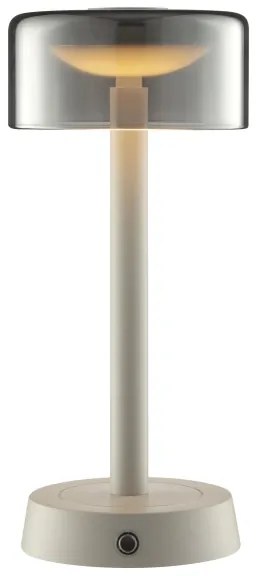 Brilliant - LED fényerőszabályozható, újratölthető érintésvezérelt asztali lámpa RAZOR LED/2,5W/5V 2700K IP44 szürke