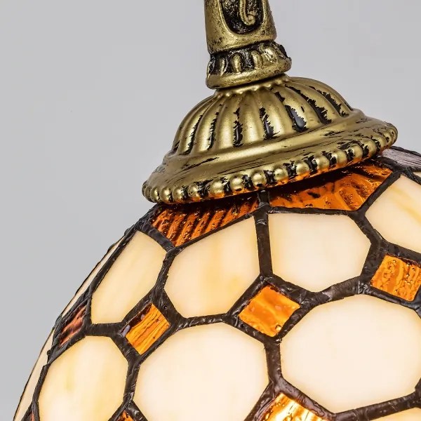 Brilagi - Tiffany vitrázs fali lámpa DORAN 1xE27/40W/230V