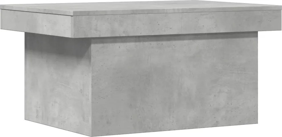 vidaXL betonszürke szerelt fa dohányzóasztal 100 x 55 x 40 cm