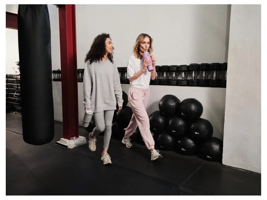 Világosszürke rozsdamentes acél termosz szívószállal 1,18 l Quencher H2.0 FlowState Tumbler Ash – Stanley