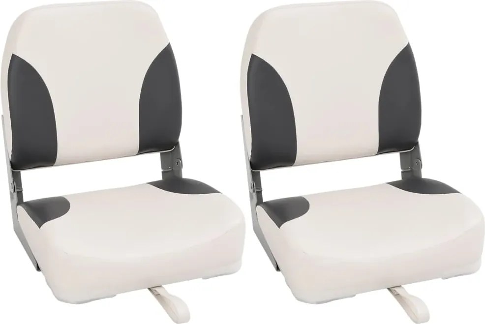 vidaXL 2 db összecsukható magas háttámlás csónakülés 41 x 36 x 48 cm