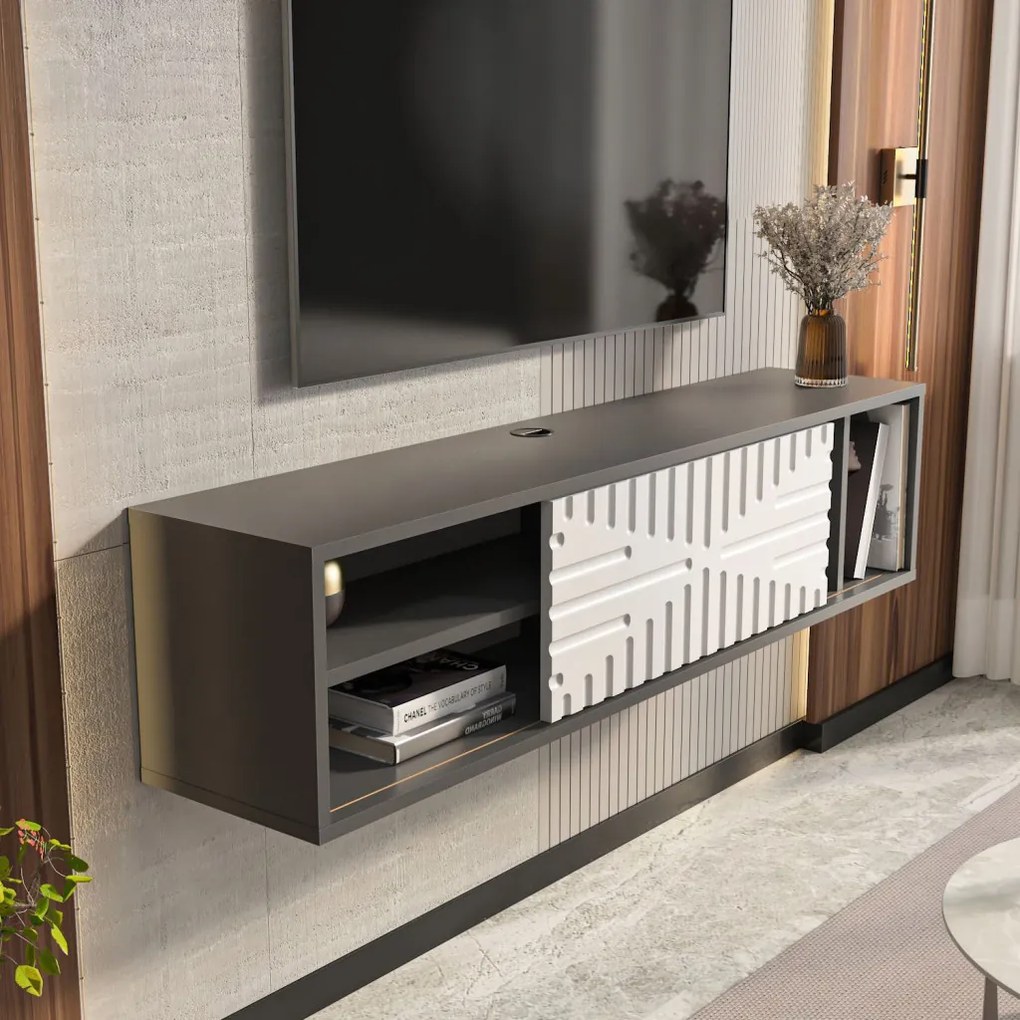 Teo Floating - Anthracite, White