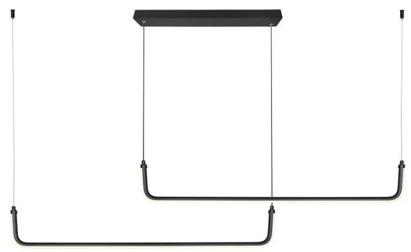 V-Tac LED Csillár zsinóron LED/24W/230V 4000K fekete VT1271