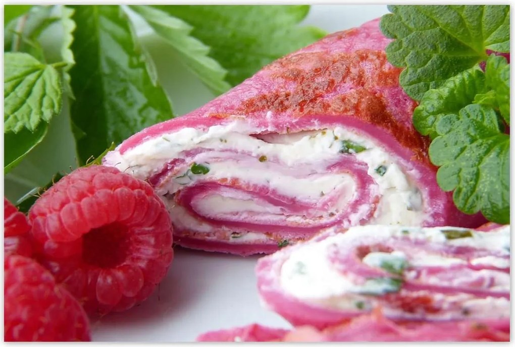 Poszterek 120x80 Málnás sütemény desszerthez