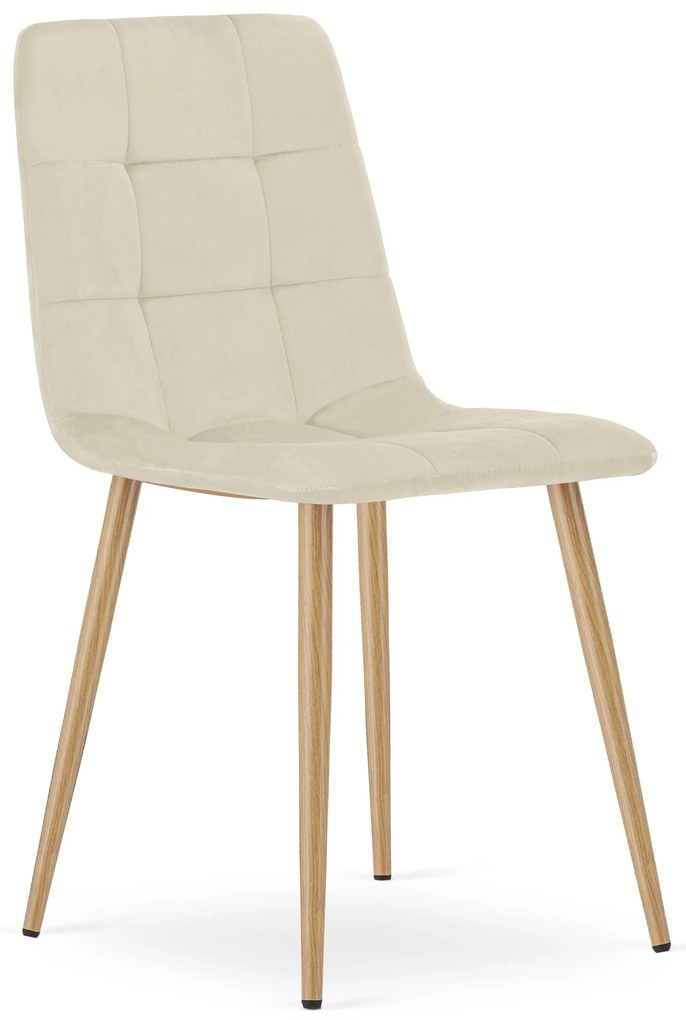 AKCIÓ Világos bézs bársony szék KARA II. osztály