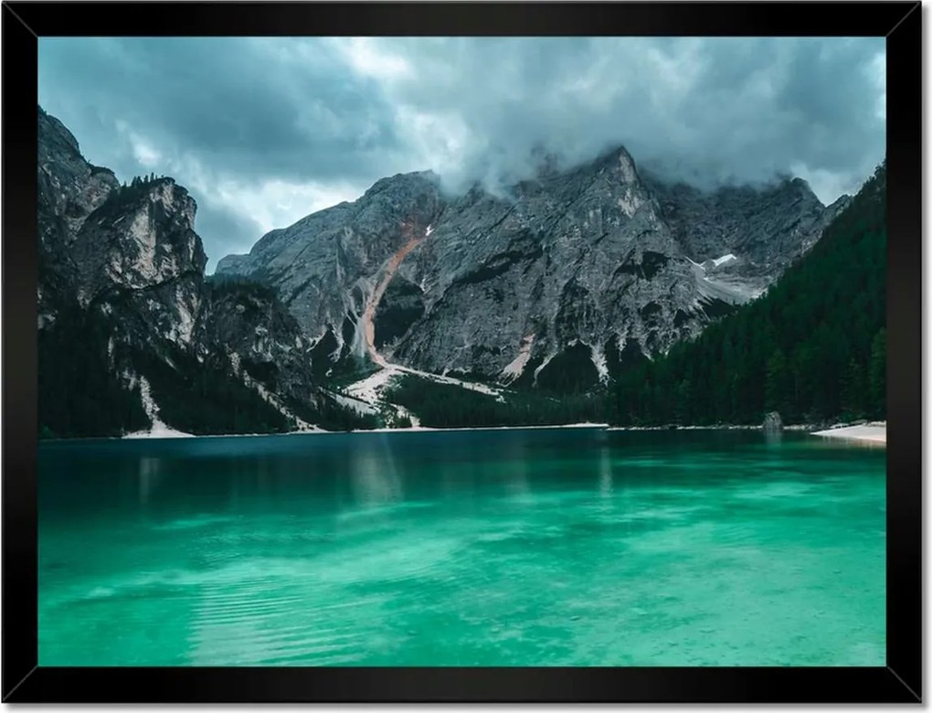 Poszterek keretben 40x30 Hegyi tó Tájkép