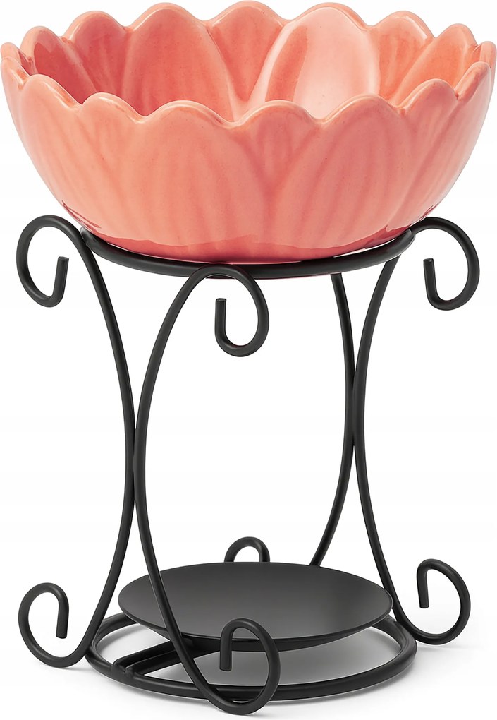 Gyertyatartó Melegítő Lótusz Kerámia Aromaterápia Illóolajok Ajándék