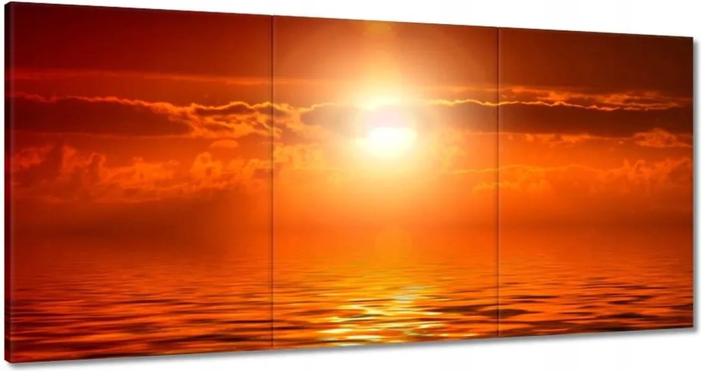 Vászonkép 120x60 Napfelkelte az óceán felett