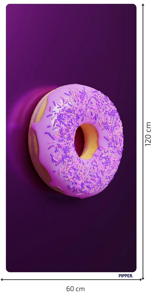 PIPPER. Öntapadós textiltapéta "Donuts 3"