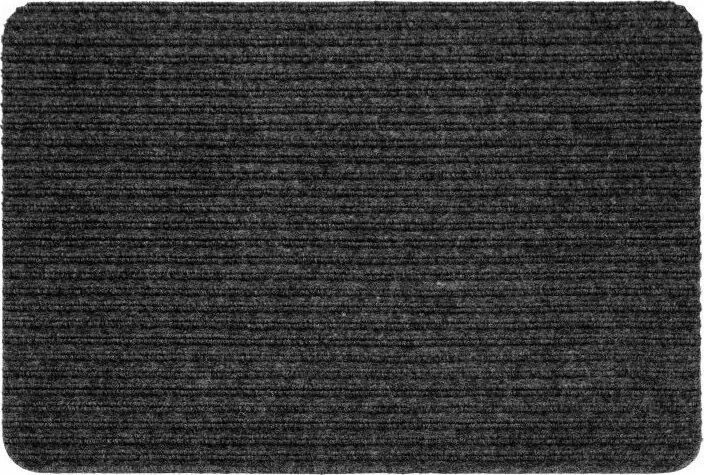 Lábtörlő fekete textil 60x40 cm univerzális belső