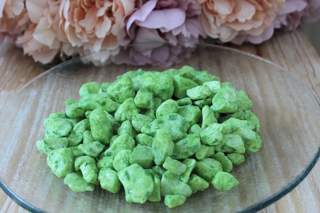 Zöld nagy díszkövek 1kg