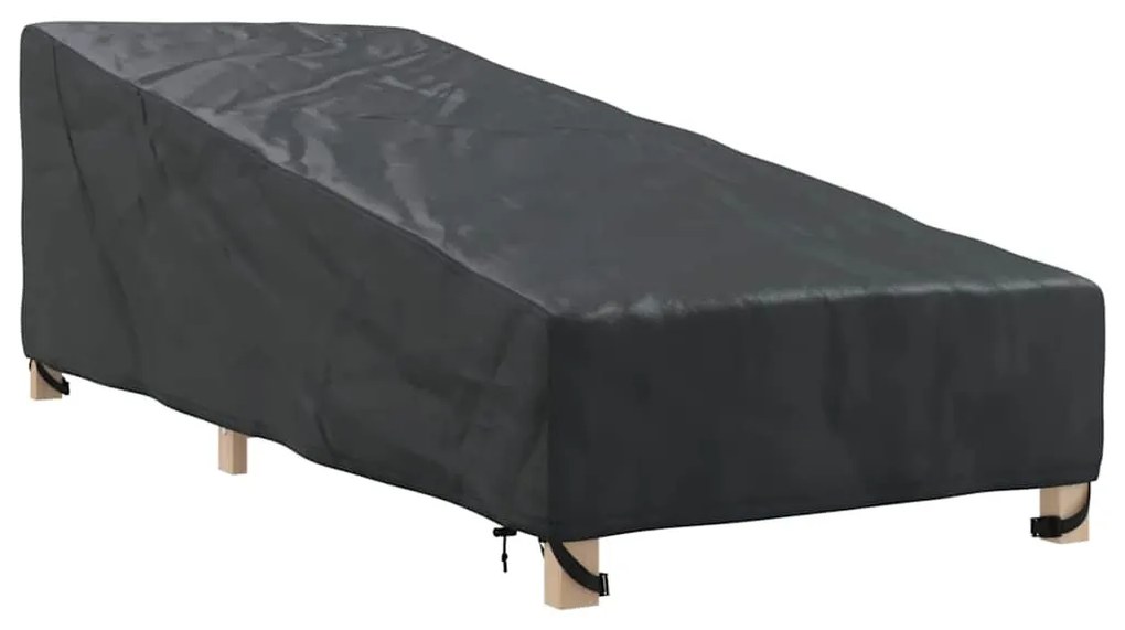 Kültéri bútor takaró Fekete 203 x 81 x 63 cm 210D oxford szövet