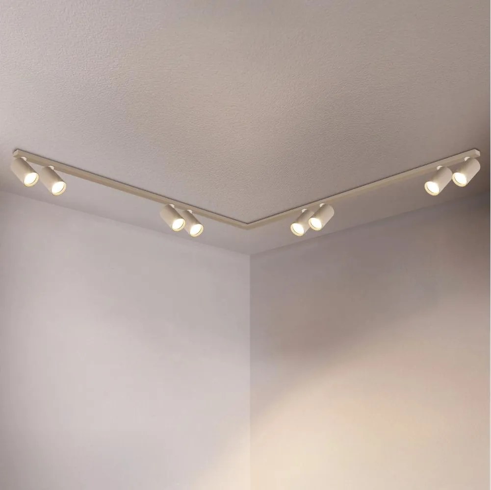 BRILAGI - Spotlámpa SELE LONG 8xGU10/30W/230V bézs
