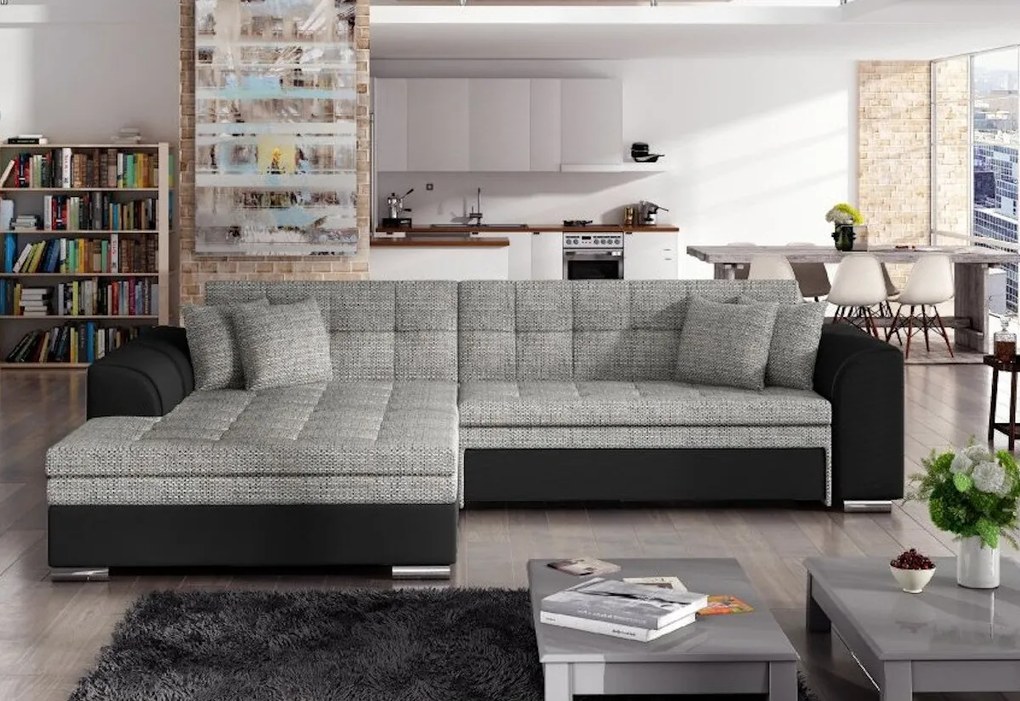 SORENTO ágyazható sarok ülőgarnitúra, 294x80x196 cm, sawana21/madryt14, balos
