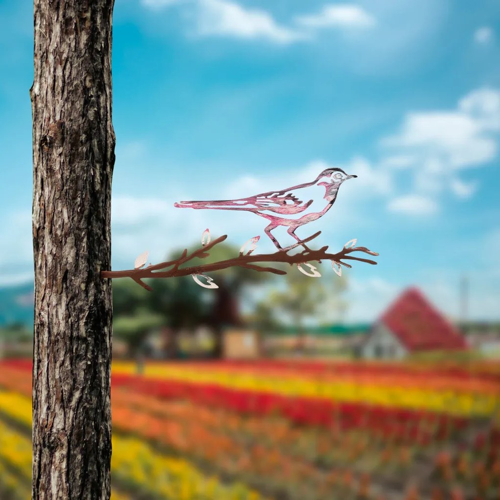 Bird fém kerti dísztárgy, 20×50 cm – TR565TNL1394