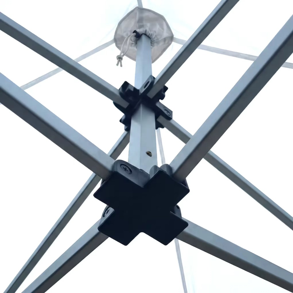 Összecsukható alumínium árusítóstand falak nélkül | BRIMO Exclusive Alu 2x2 m - falak nélkül - Bézs