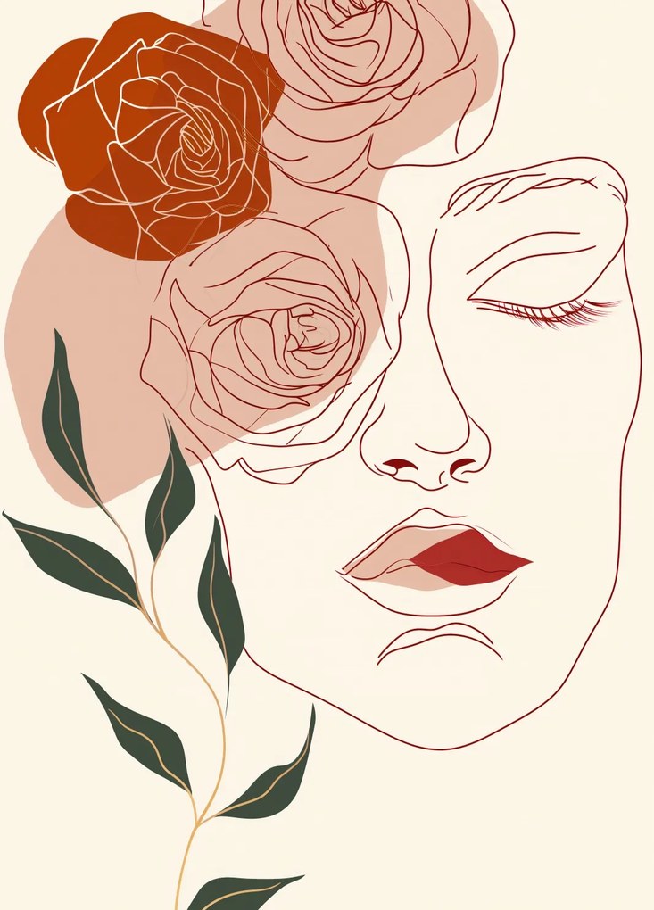 Poszter 39,5x55cm Bézs és Arc