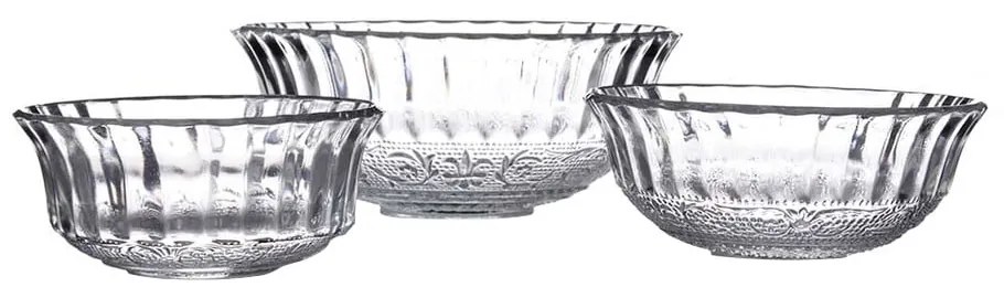 Üveg tálka szett 3 db-os Romance – Casa Selección