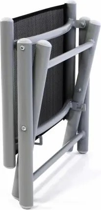 Kerti szék sámli GARTHEN - fekete