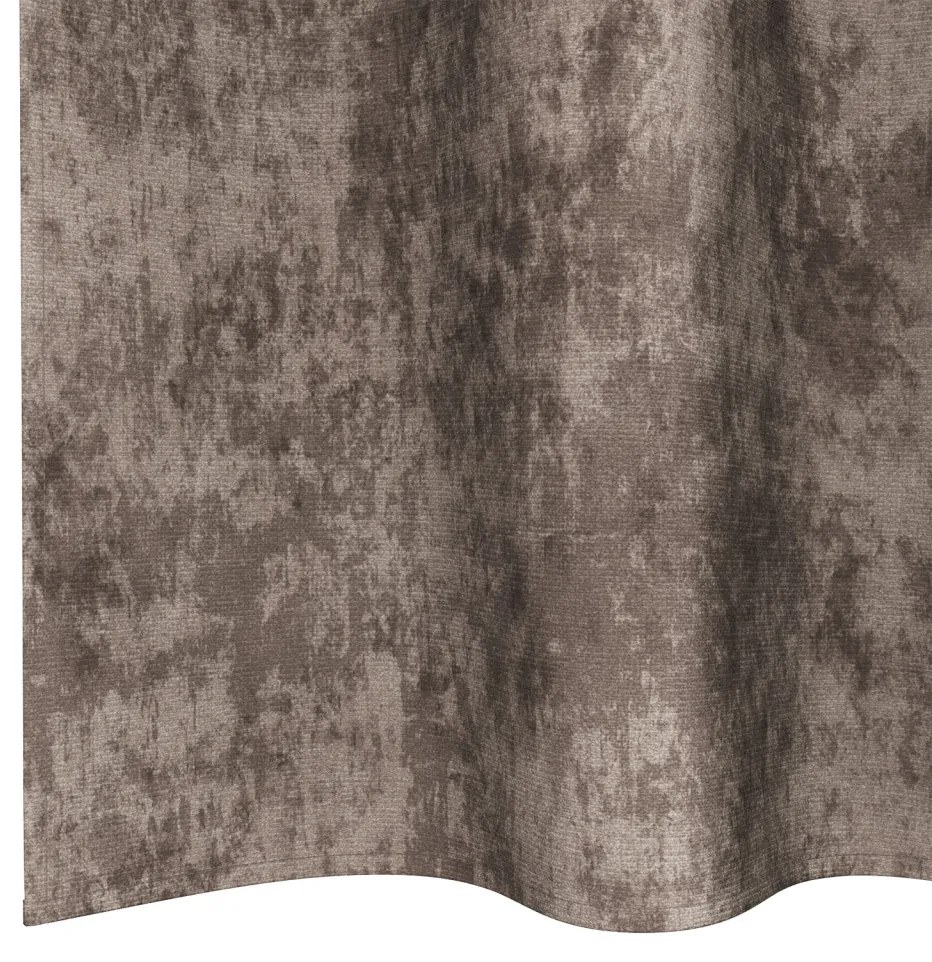 Velúr Függönyök 2 db Gyűrűkkel Kávé 260x140 cm