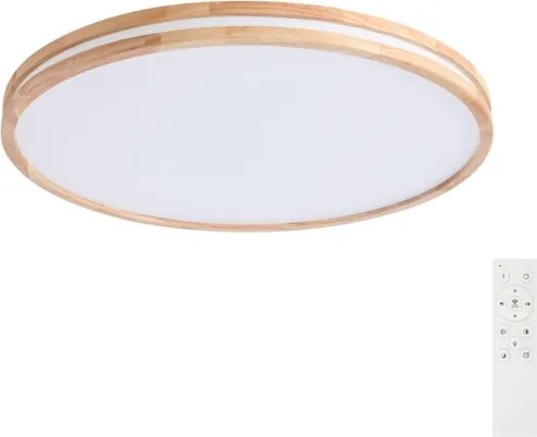 BRILAGI - Dimmelhető LED lámpatest MOLINA LED/100W/230V 3000-6000K tölgy átm. 80 cm +DO