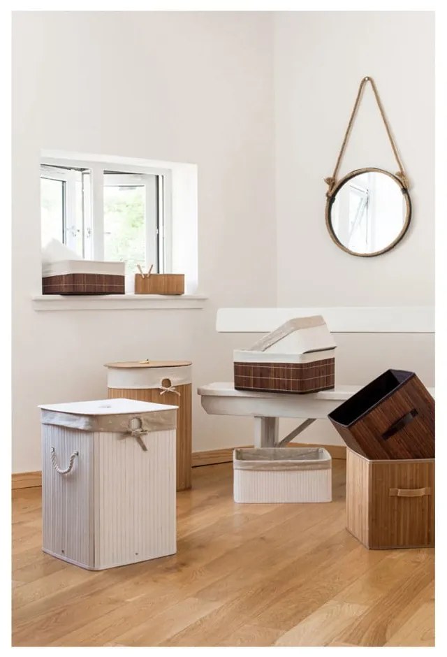 Fa-textil szennyeskosár 62 l Kankyo – Premier Housewares