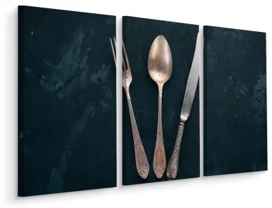 Evőeszközök vászonkép - 120x80 cm