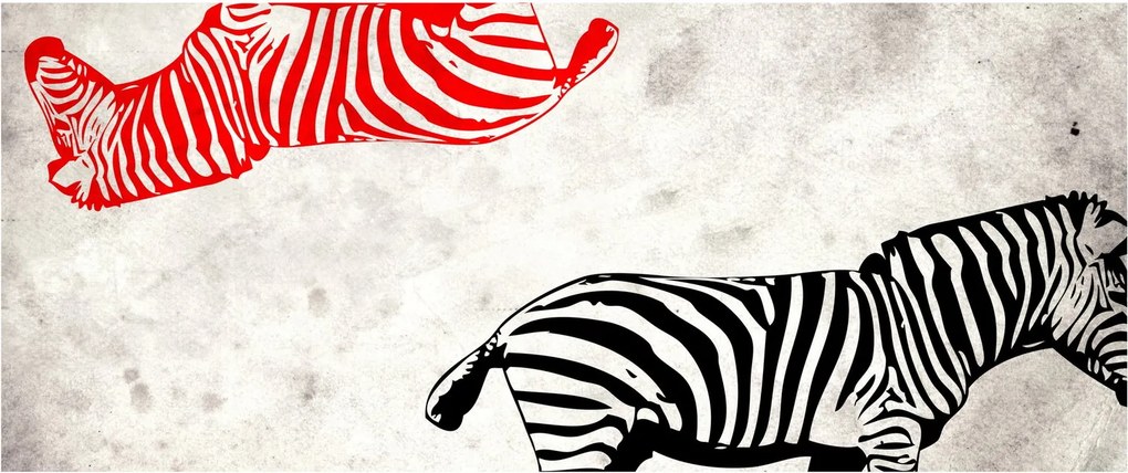 Kép - Zebrák (120x50 cm)