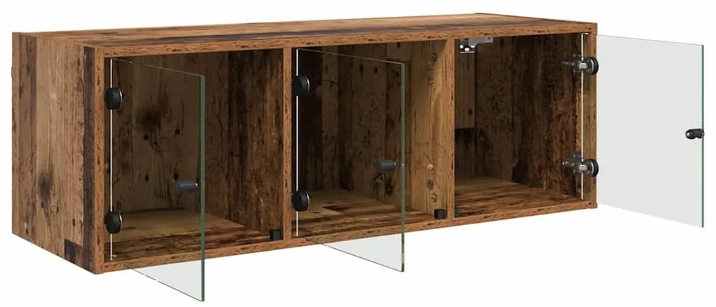 Fali Szekrény Falra szerelhető Öreg fa 102 x 37 x 35 cm Faanyag