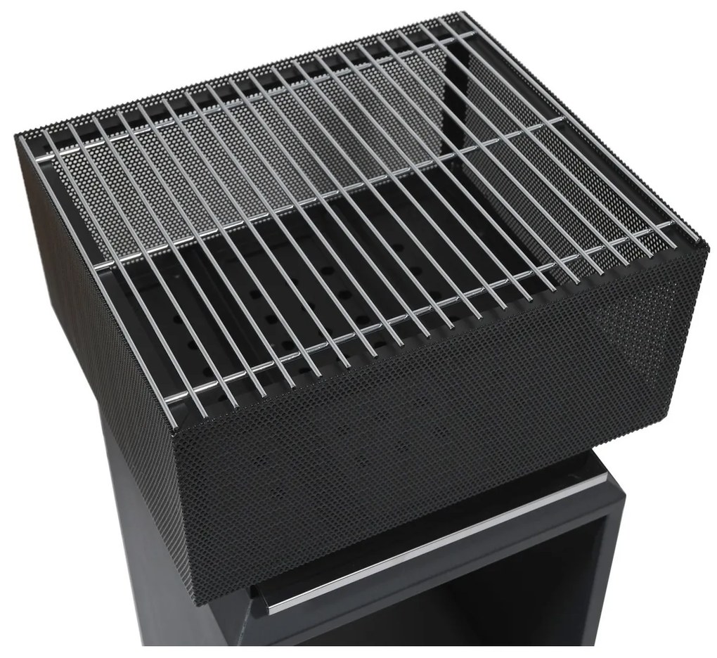 Cattara Cube hordozható tűzhely ráccsal, 74 cm