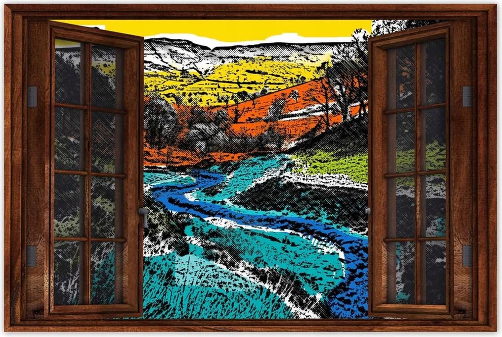 Poszterek 120x80 Hegyi táj Tájkép