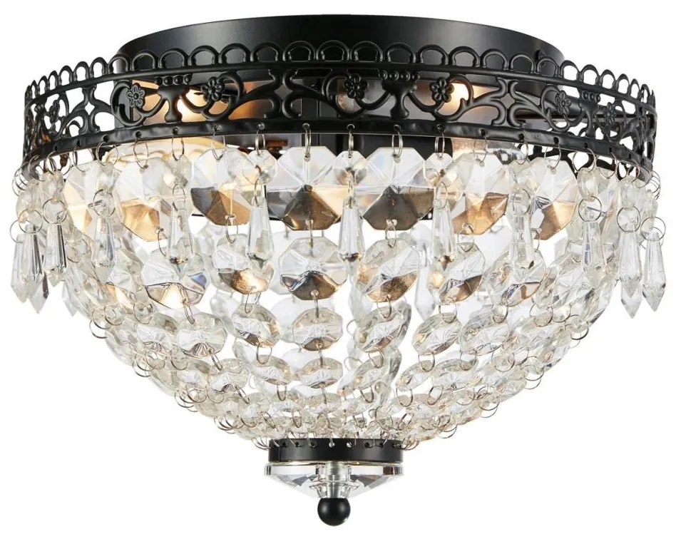 Markslöjd 108424 - Mennyezeti lámpa JOLINE 2xE14/40W/230V fekete